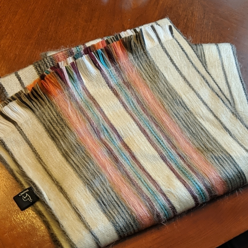 Alpaca Wool Scarf - Picture 2 of 6